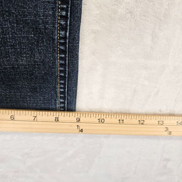 Levis Strauss Signature Jeans Women's 4 Blue Stretch Mid Rise Bootcut Denim EUC - Picture 12 of 13